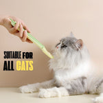 Cat peanut butter spoon