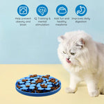 soft fleece cat snuffle mat