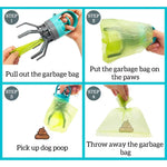 Dog poop picker with bag