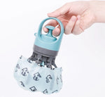 Hands-free poop scooper for pets