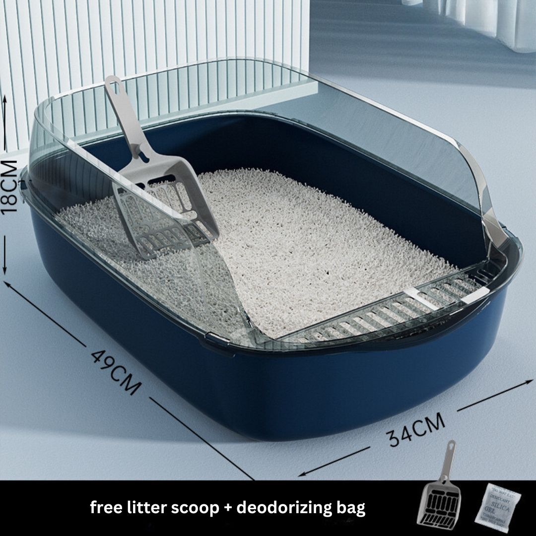 CLEAR PAWS LITTER TRAY FOR CATS – Pawxpress - Main Image