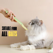 Cat peanut butter spoon