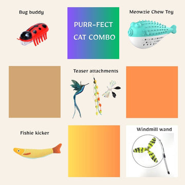 Interactive Cat Toy Set