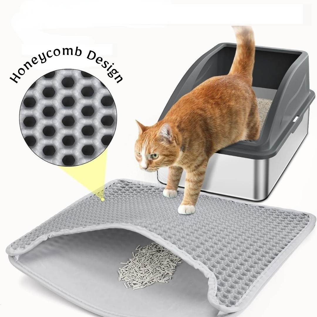SPACIOUS STAINLESS STEEL LITTER BOX FOR CATS