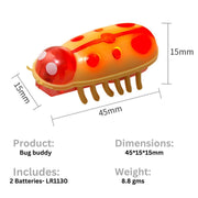 BUG BUDDY INTERACTIVE TOY FOR CATS (Pack of 1)