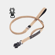 Shock absorbing leash for dogs