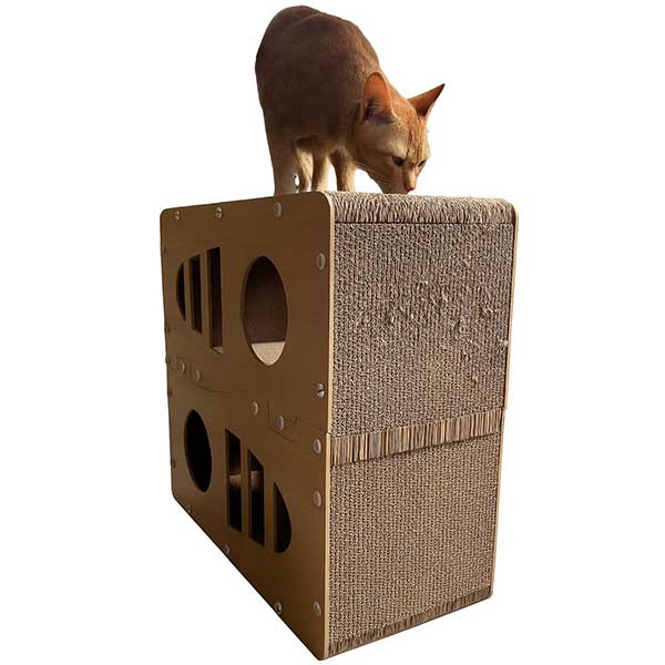 Double Decker Scratcher for Cats
