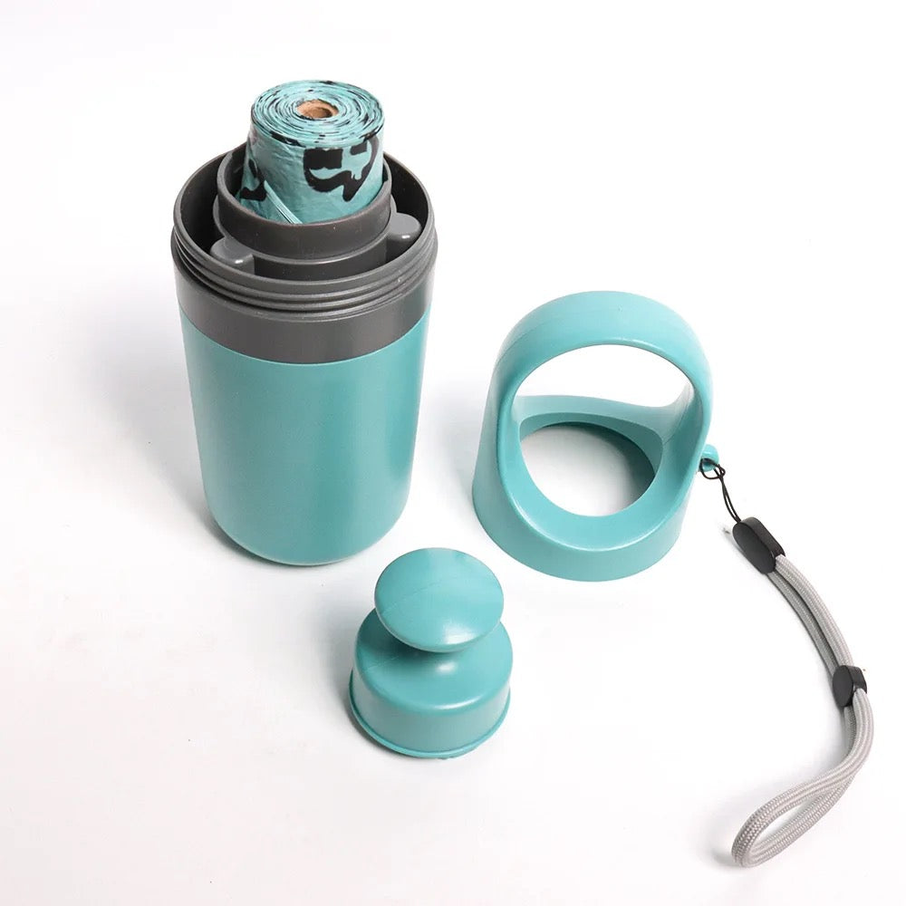 Clawie poop scooper with waste bag holder