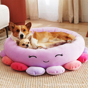 Plush Octopus Pet Bed