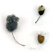 The AFP soft plush cat toy, made with chew-resistant material, is perfect for stimulating feline playtime.