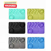 Easy to clean food mat for messy eaters