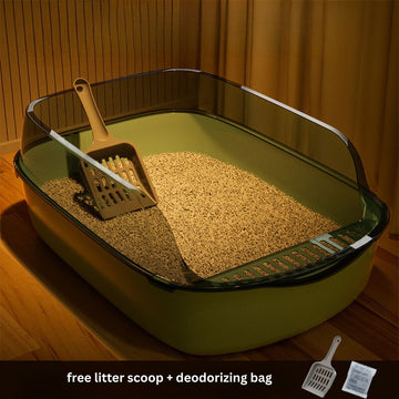 CLEAR PAWS LITTER TRAY FOR CATS